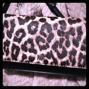 Michael Kors Leopard Wallet and Phone crossbody